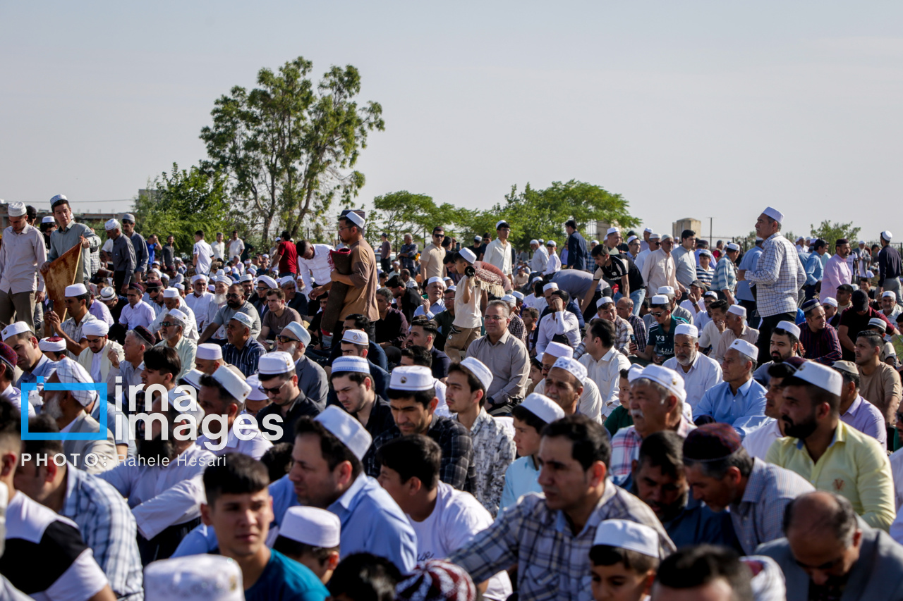 نماز عید «قربان» در بندر ترکمن