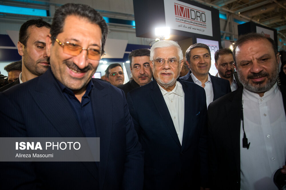 بازدید عارف از نمایشگاه ایران اکسپو ۲۰۲۵