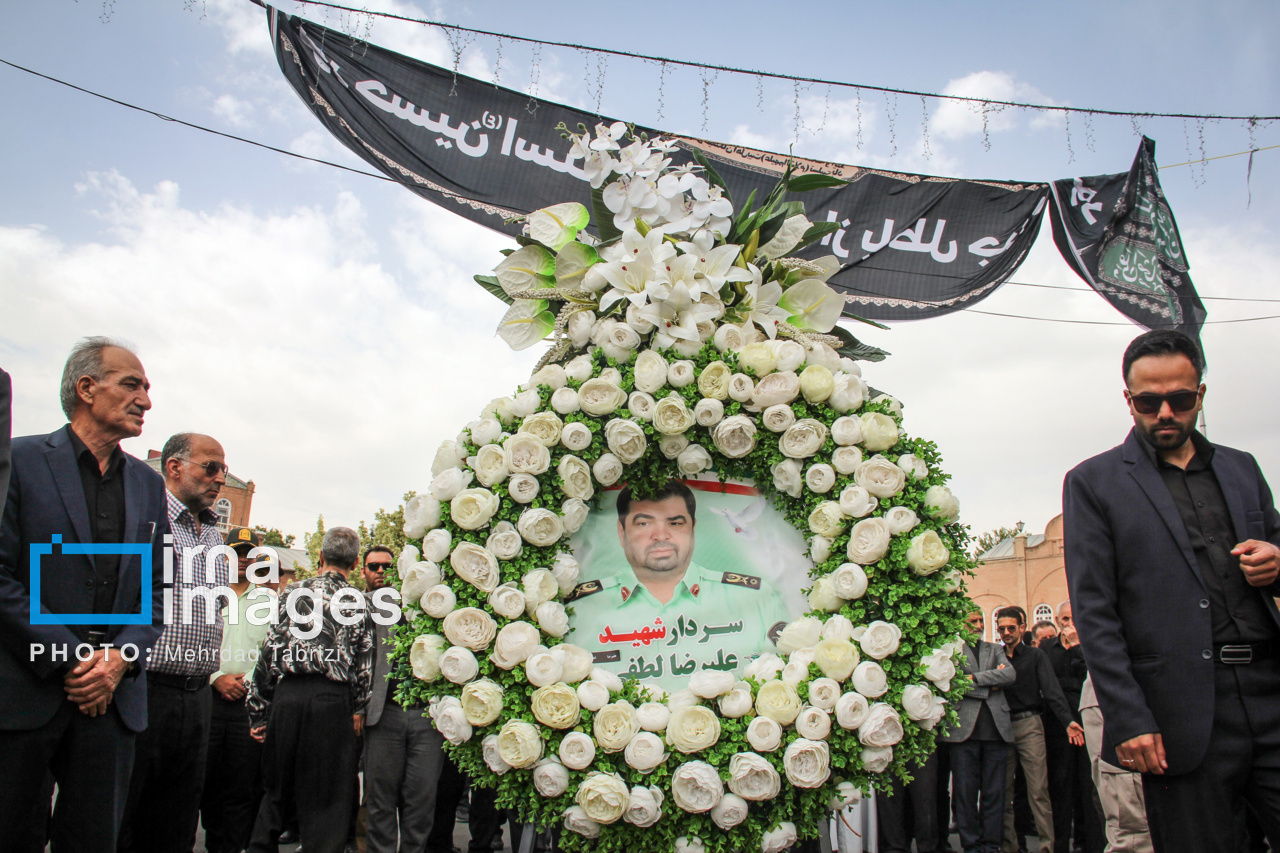 تشییع پیکر شهید مدافع وطن در ارومیه