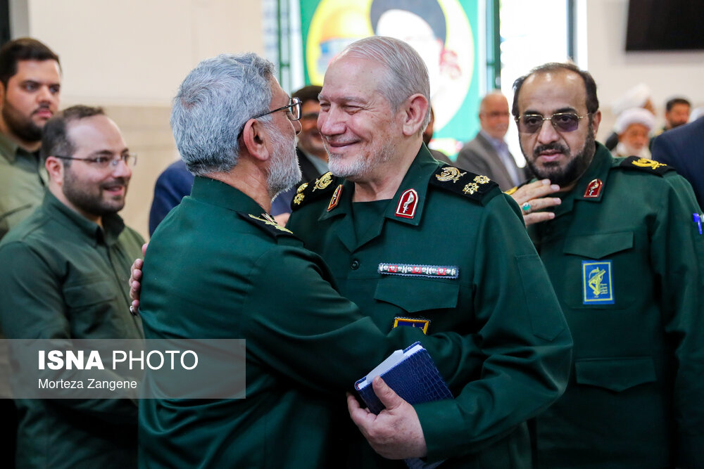 مراسم اولین سالگرد شهادت سردار زاهدی و همراهان