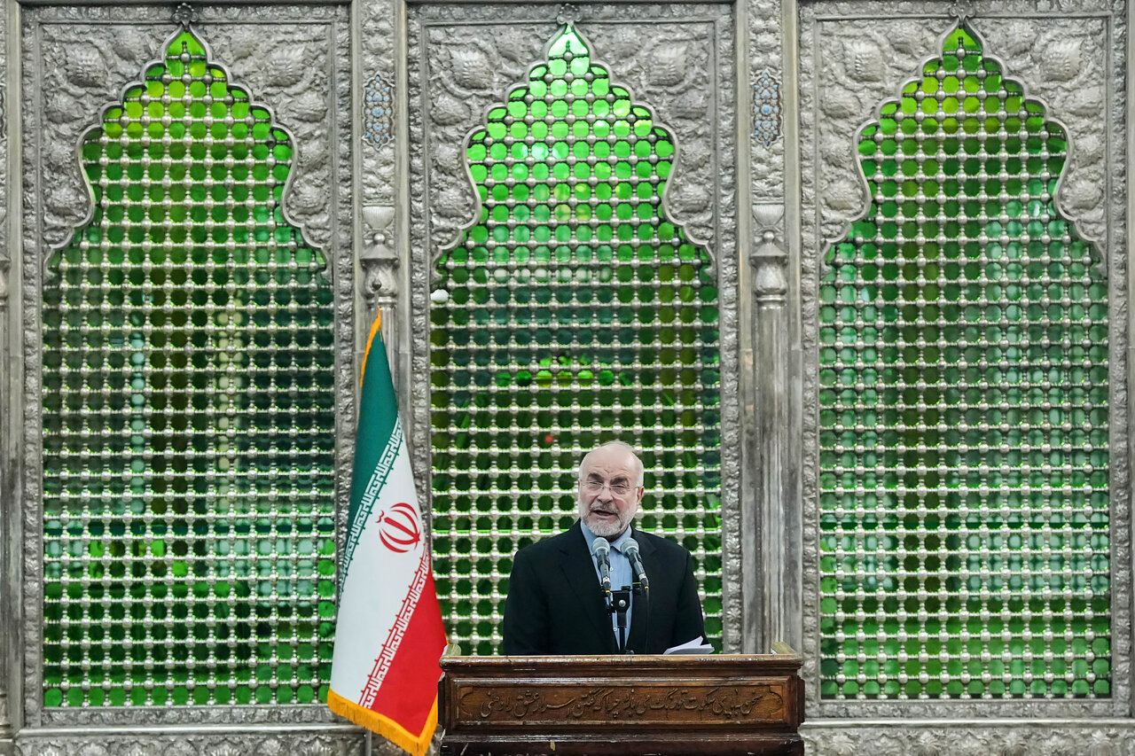 تجدید میثاق رئیس مجلس و نمایندگان با آرمان‌های امام(ره)