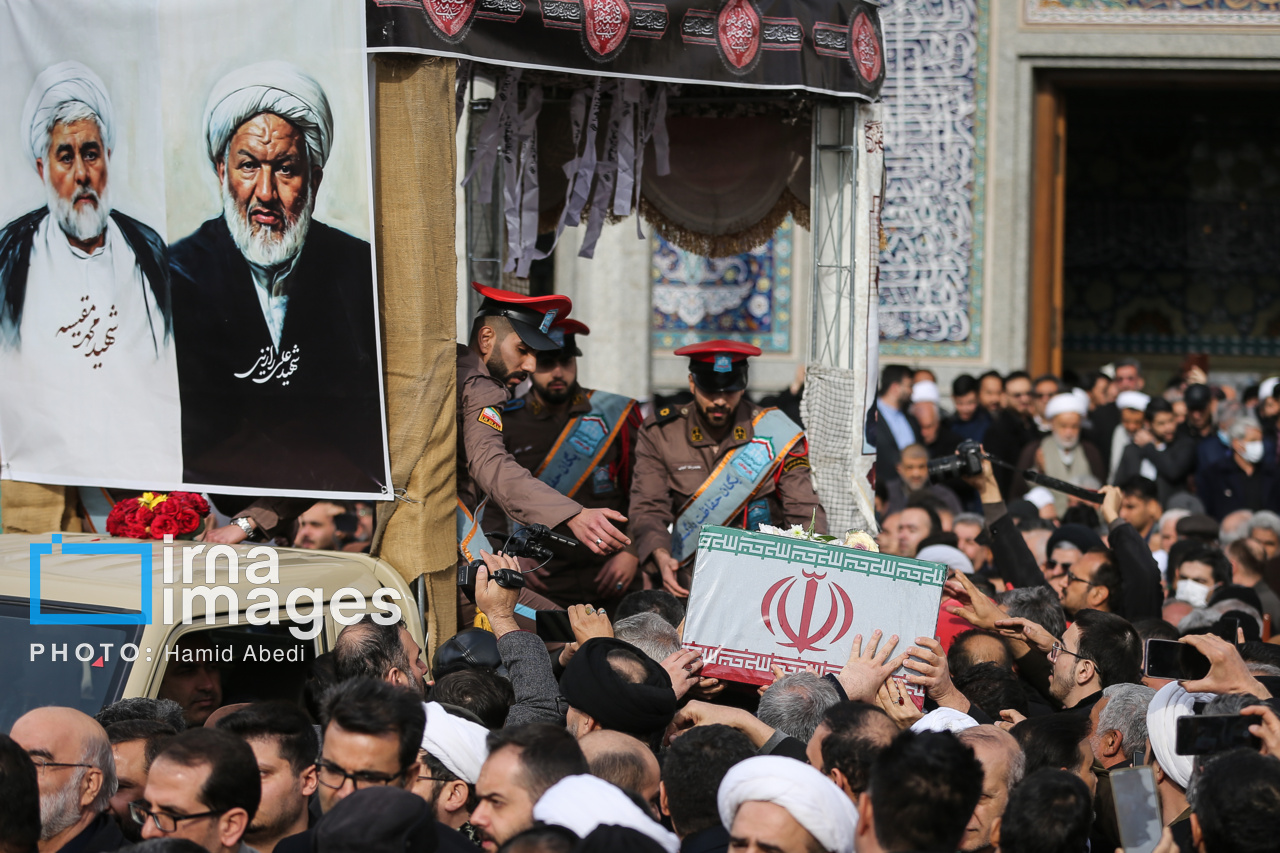 مراسم تشییع «شهدای عدالت» در قم