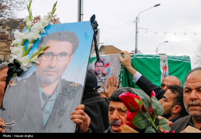 مراسم تشیع پیکر جانباز شهید سردار حاج محمدرضا رضایی