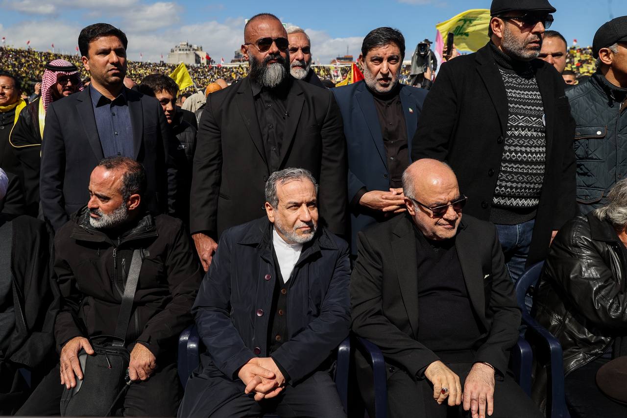 حضور قالیباف در مراسم تشییع پیکر رهبران شهید مقاومت