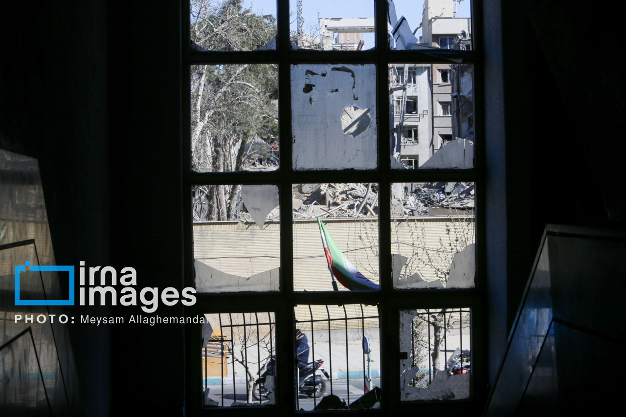 بقائی در مدرسه آسیب دیده شهید محلاتی