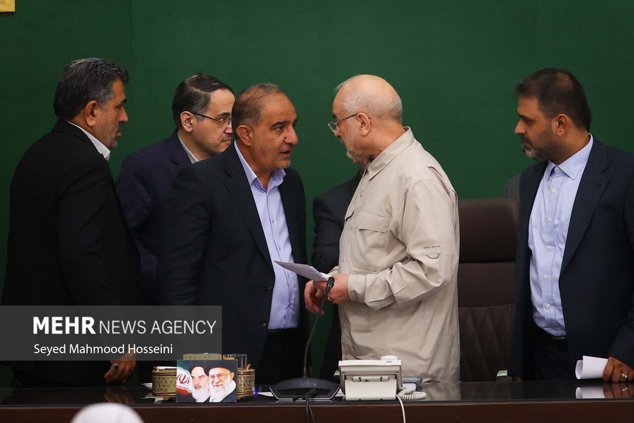 نشست شورای هماهنگی مجلس با حضور قالیباف