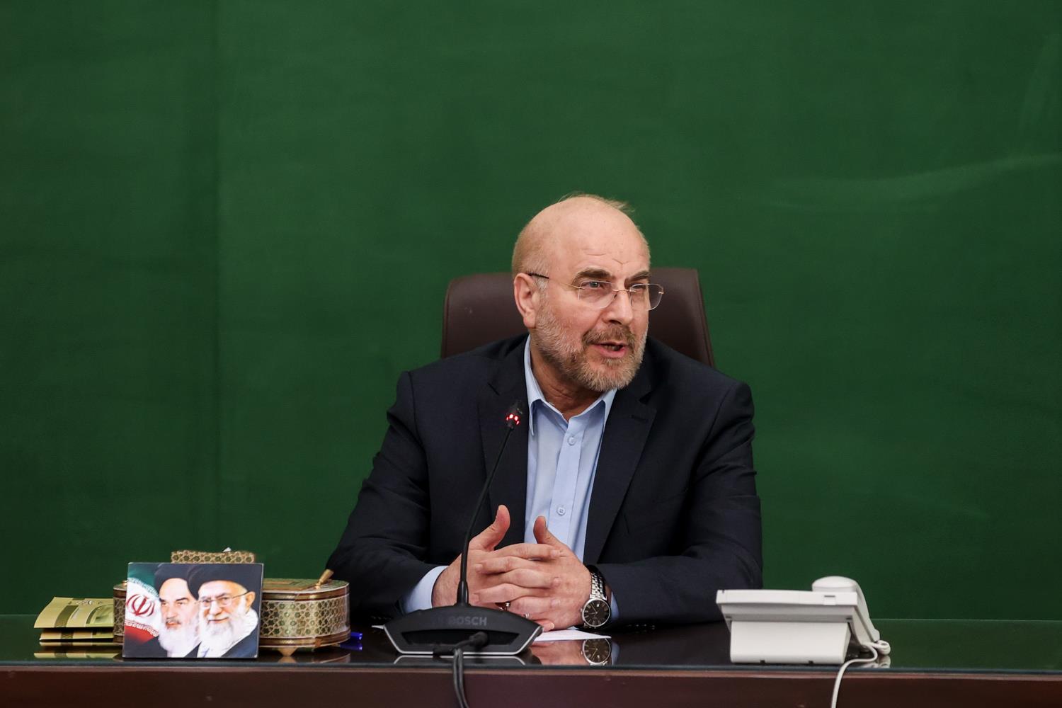 دیدار رئیس و اعضای شورای هماهنگی تبلیغات اسلامی با قالیباف