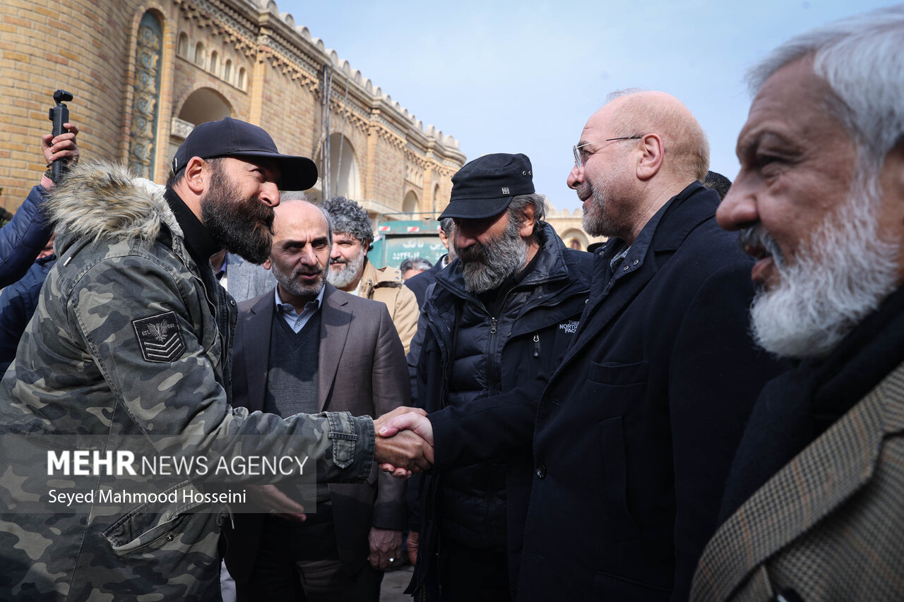 بازدید قالیباف از مراحل ساخت دو سریال تلویزیونی