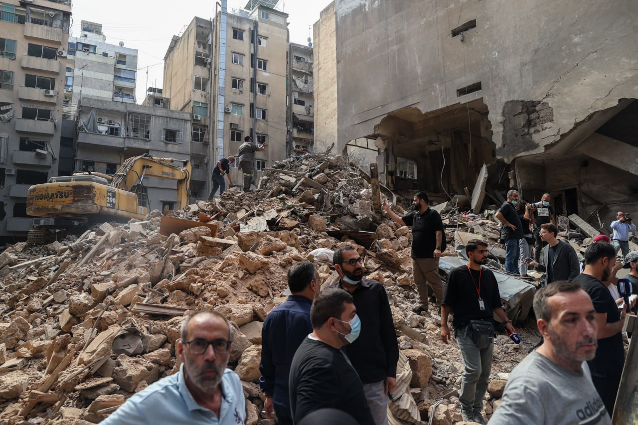 حضور قالیباف در میان ساکنان منطقه بیروت غربی