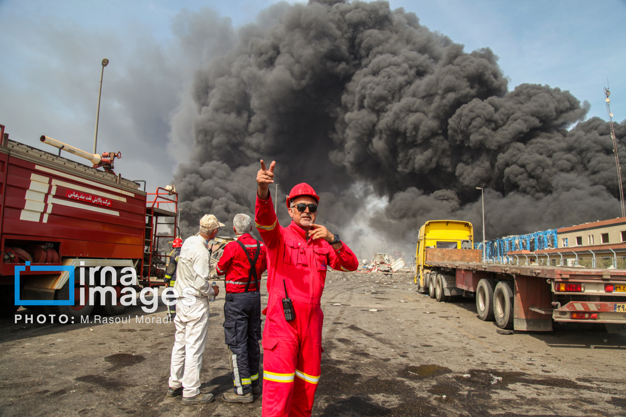 انفجار در «اسکله شهید رجایی»