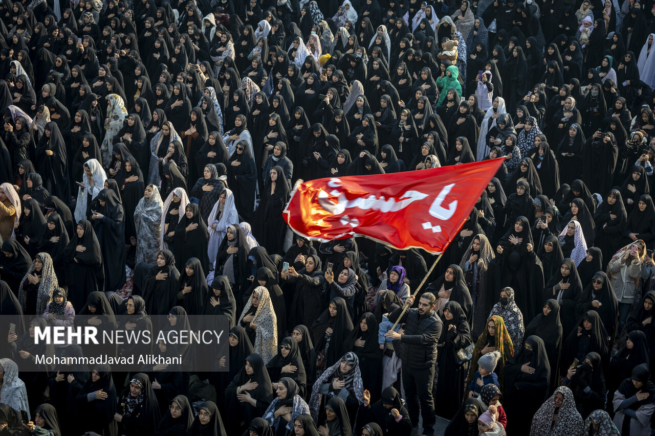 مراسم عزاداری دهه دوم فاطمیه در امامزاده صالح (ع)