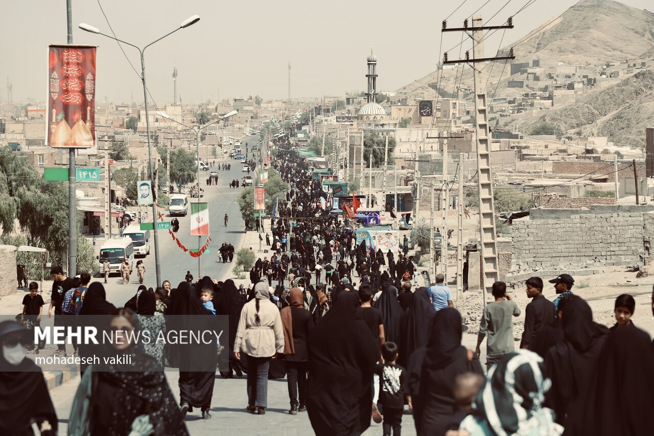 مراسم جاماندگان اربعین در استان‌ها