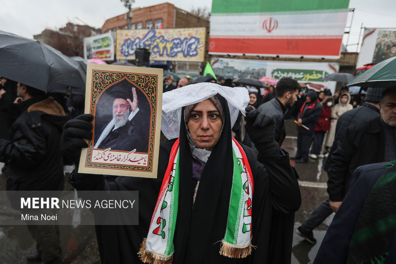 راهپیمایی ۲۲ بهمن در تبریز