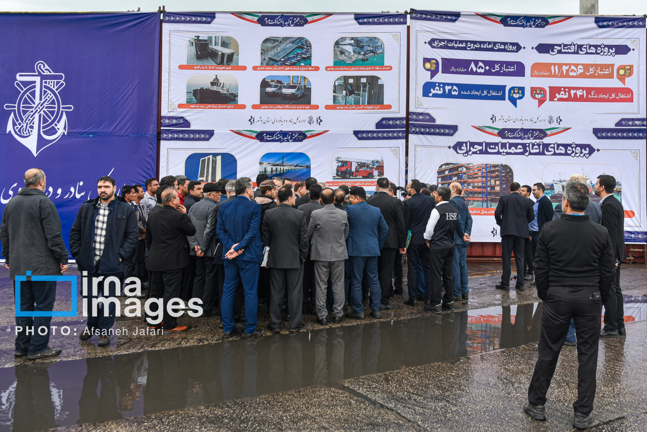 دومین روز سفر رئیس جمهور به استان بوشهر