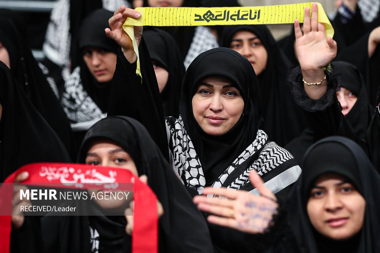 مراسم عزاداری هیئت‌های دانشجویی در حسینیه امام خمینی (ره)