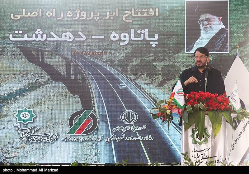  آئین افتتاح پروژه راه اصلی پاتاوه - دهدشت