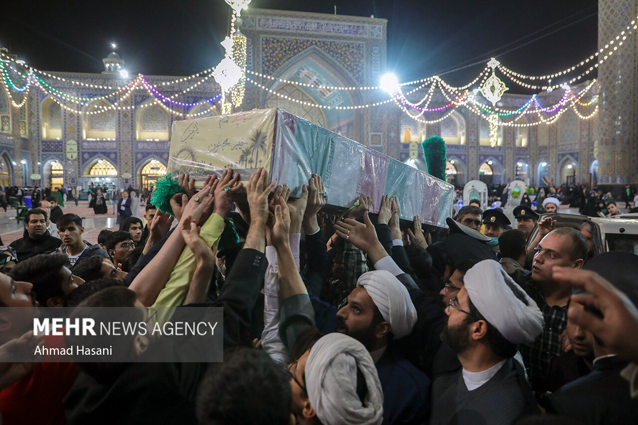 تشییع دو شهید گمنام