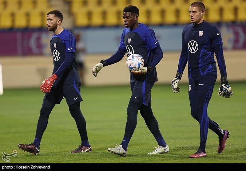 تمرین تیم ملی آمریکا 