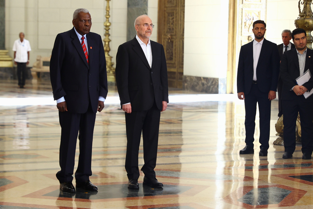 دیدار  قالیباف با لاسو هرناندز، رئیس مجلس کوبا