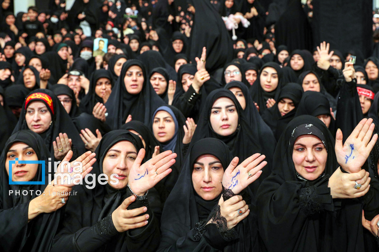 دومین شب عزاداری ایام فاطمیه با حضور رهبر انقلاب