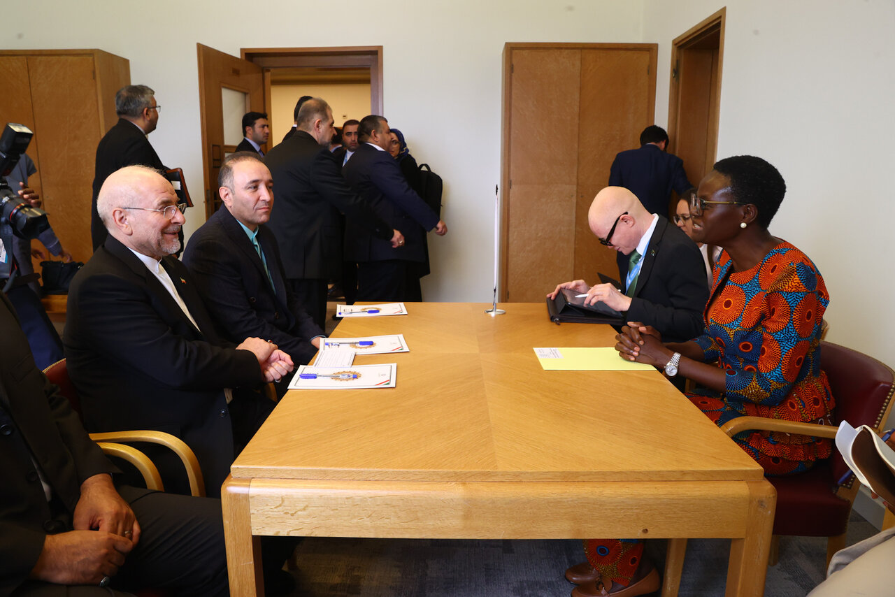 دیدار قالیباف با رئیس اتحادیه بین المجالس جهانی