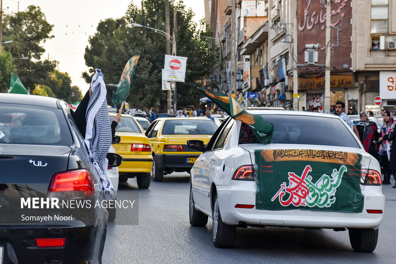 کاروان خودرویی کرمانشاهی‌ها 