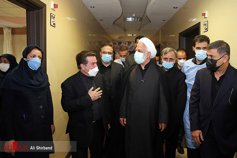 بازدید اژه ای از بیمارستان امام خمینی کرج