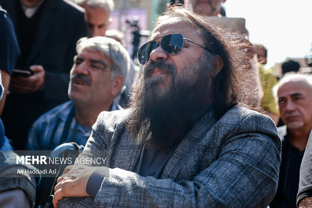 مراسم تشییع پیکر محمد کاسبی