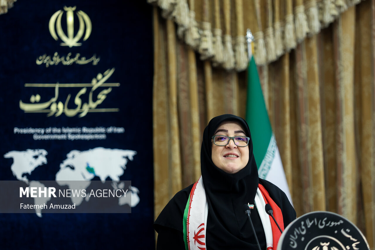 نشست خبری سخنگوی دولت