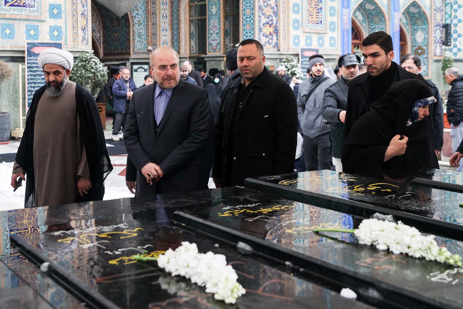 مراسم بزرگداشت چهلمین روز شهادت شهید سیدرضی موسوی با حضور قالیباف