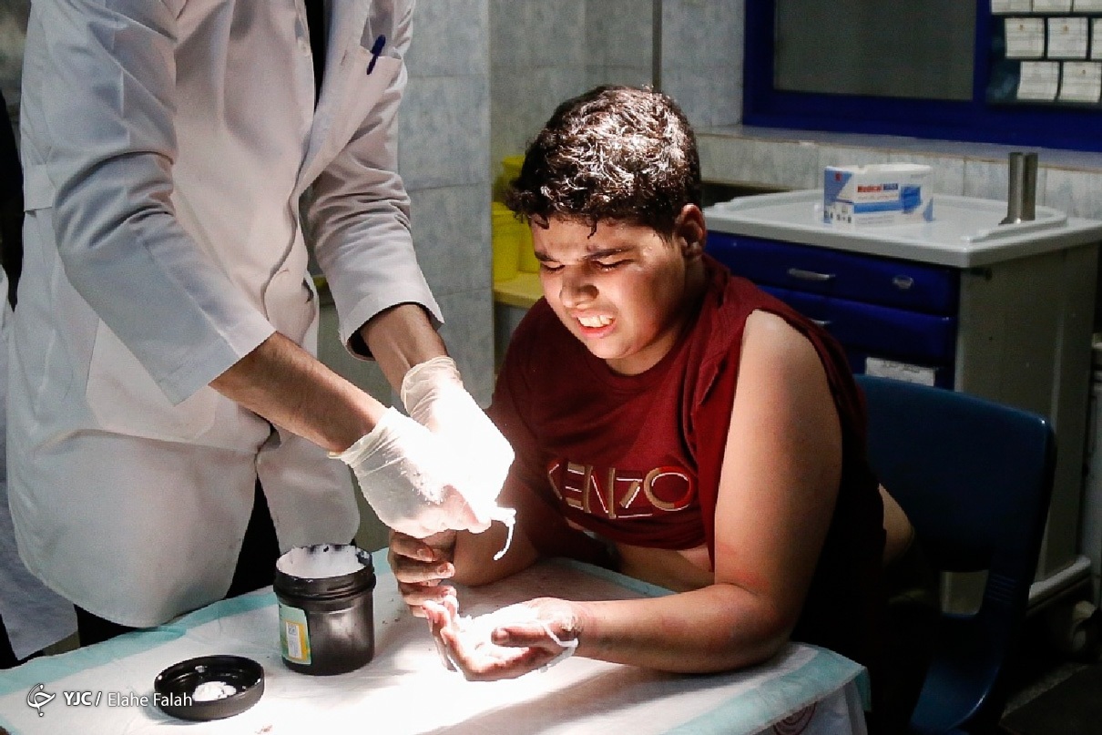 مصدومان چهارشنبه آخر سال