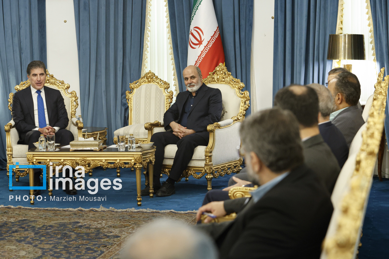دیدار رئیس اقلیم کردستان عراق با دبیر شورای عالی امنیت ملی