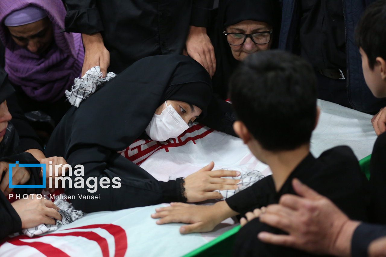 وداع با پیکر شهید «علی حیدری»