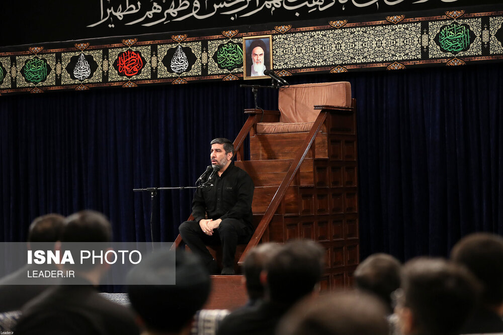 پنجمین شب مراسم عزاداری حضرت فاطمه‌زهرا در بیت رهبری 