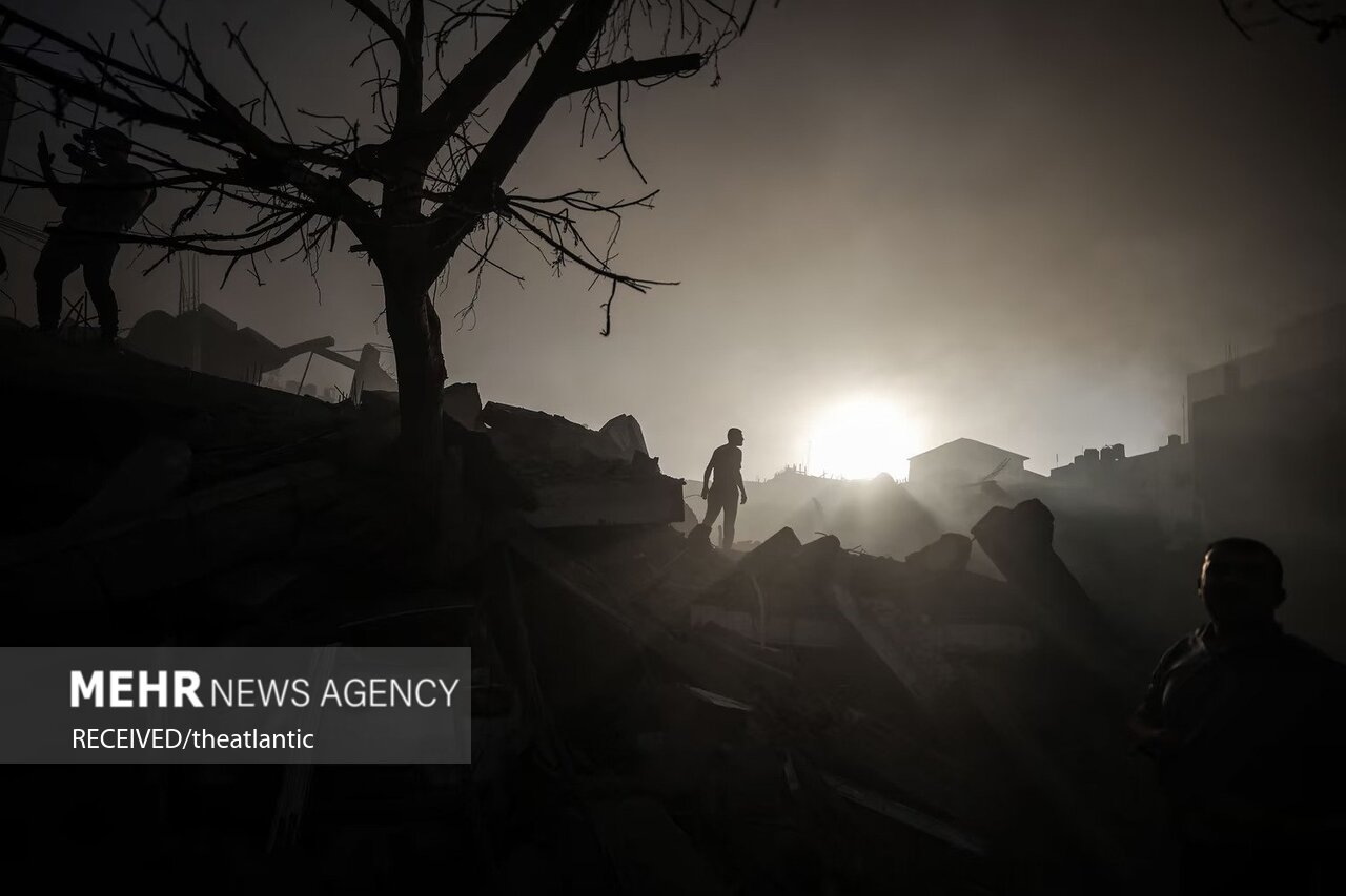 ویرانی‌های غزه در پی حملات وحشیانه رژیم صهیونیستی