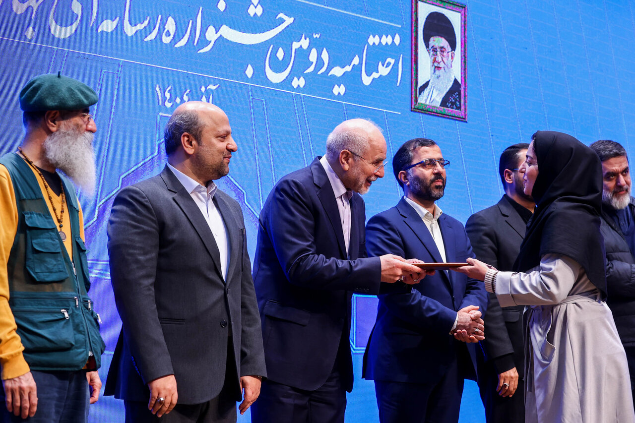 اختتامیه دومین جشنواره رسانه‌ای بهارستان با حضور قالیباف