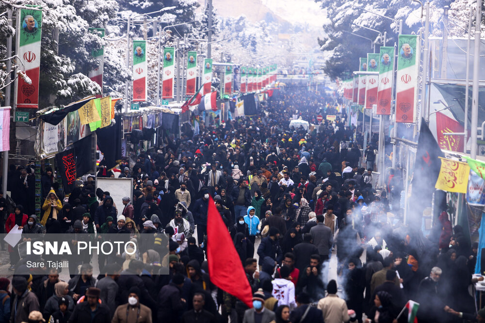 مراسم پنجمین سالگرد شهادت حاج قاسم سلیمانی در کرمان