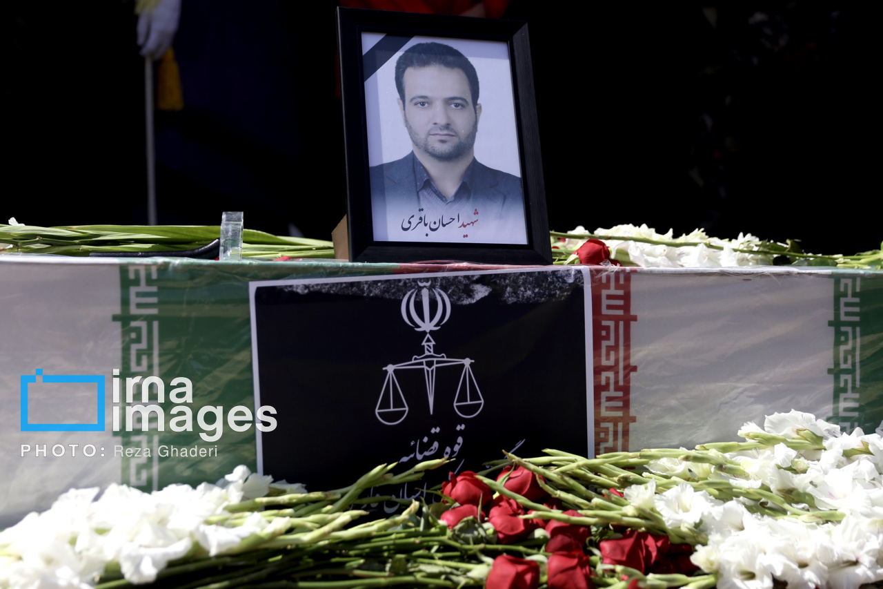 تشییع پیکر مطهر شهیدقاضی « احسان باقری»