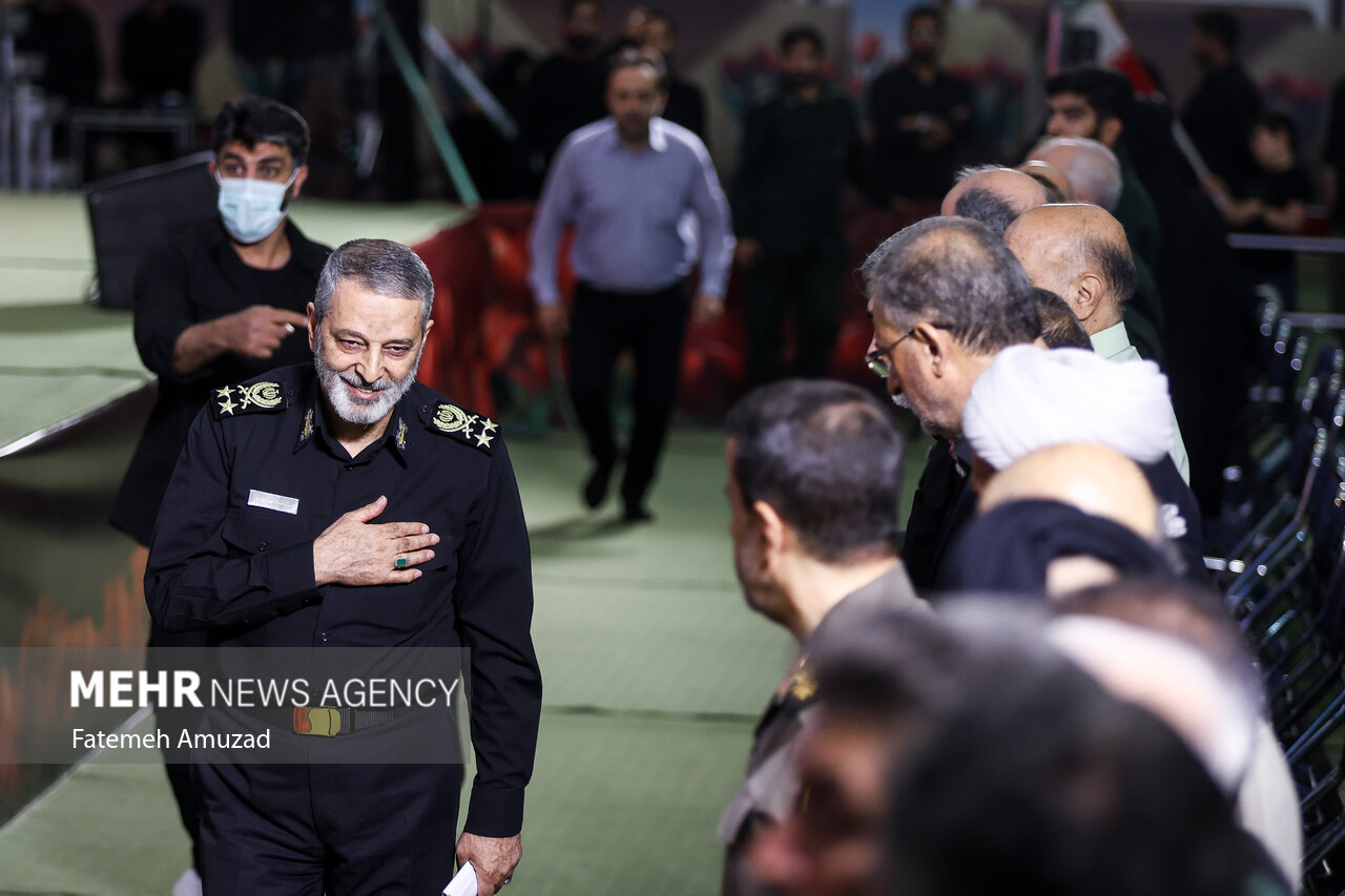 مراسم اربعین شهدای اقتدار ایران