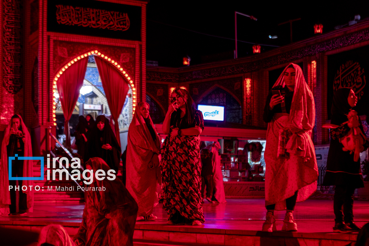 عزاداری شب پنجم محرم در هیات ریحانه النبی