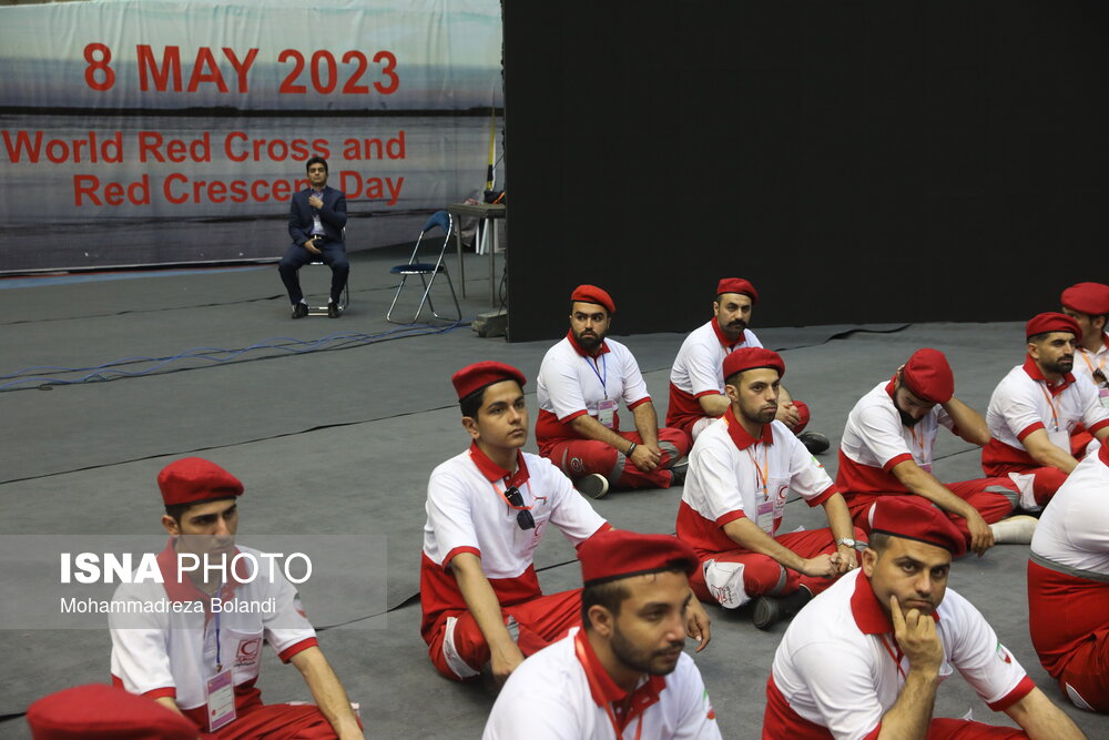 حضور رئیسی در مراسم گرامیداشت هفته هلال احمر