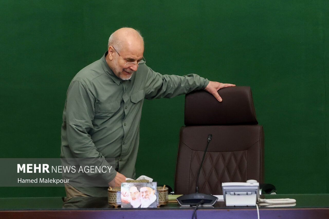 جلسه شورای هماهنگی مجلس با حضور قالیباف