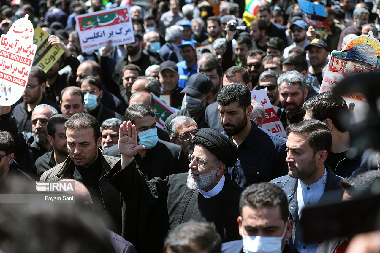 حضور شخصیت ها در راهپیمایی روز جهانی قدس