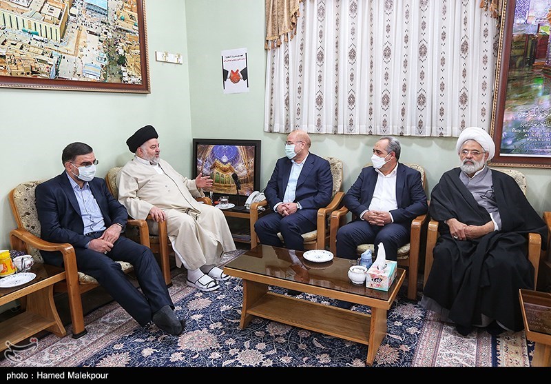 سفر رییس مجلس به قم و دیدار با مراجع عظام تقلید