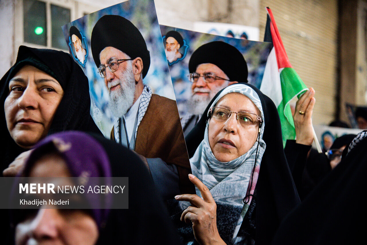 تجمع اصناف و بازاریان اصفهان در حمایت از مردم فلسطین