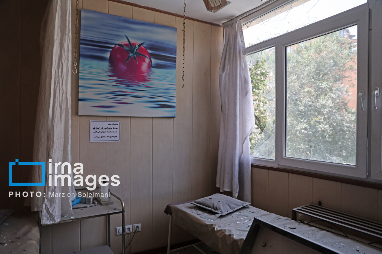 آثار حملات رژیم صهیونیستی در تهران