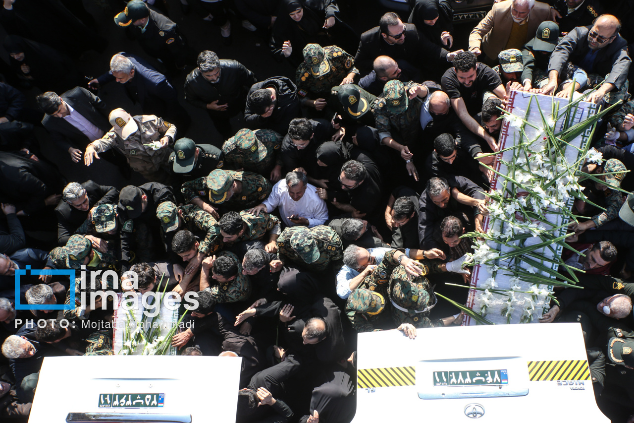 تشییع شهدای گیلانی حمله تروریستی تفتان