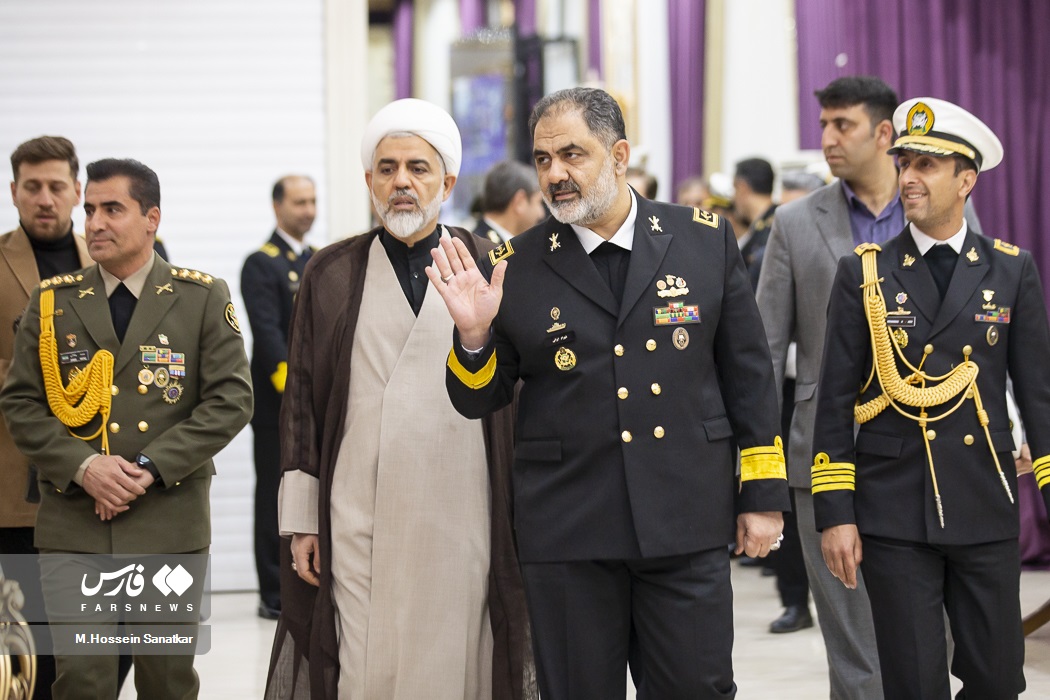 دیدار وابستگان خارجی نظامی با دریادار ایرانی