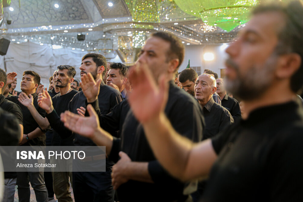 عزاداری شب پنجم محرم - حرم شاه عبدالعظیم (ع)