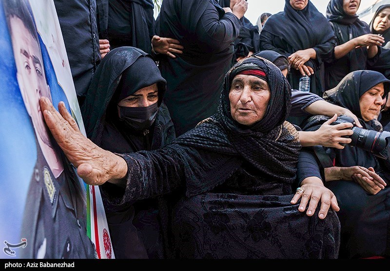 تشییع شهید مدافع امنیت فرید کرم پور - خرم آباد